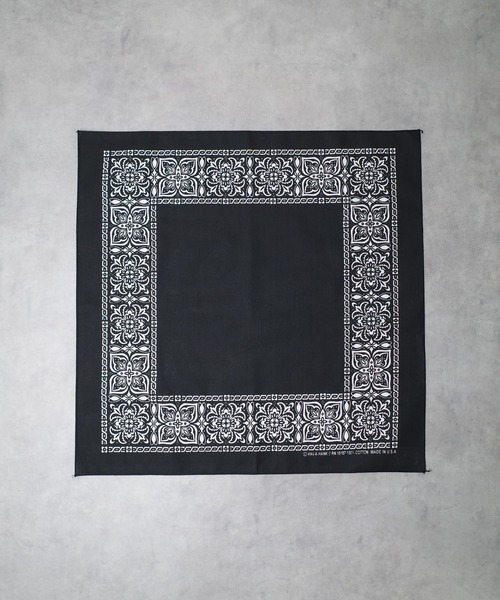 HAV-A-HANK(ハバハンク )の「【HAV-A-HANK】OPEN CENTER PAISLEY BANDANA(バンダナ/スカーフ・メンズ・ネイビー/レッド/ホワイト/ブラック・FREE)」の8枚目の写真