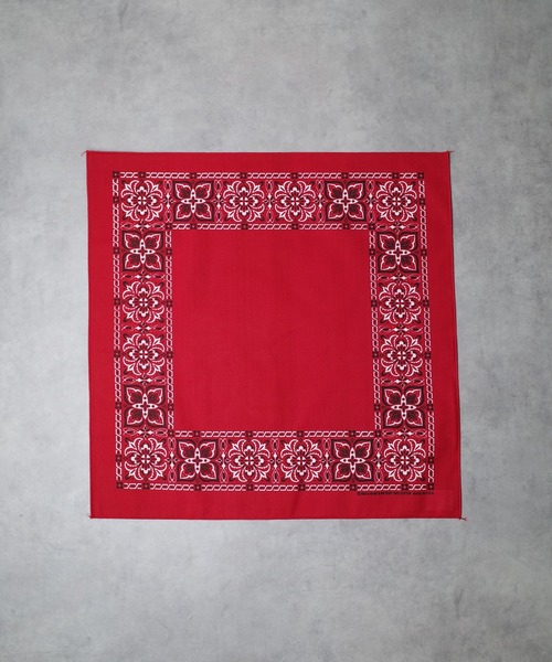 HAV-A-HANK(ハバハンク )の「【HAV-A-HANK】OPEN CENTER PAISLEY BANDANA(バンダナ/スカーフ・メンズ・ネイビー/レッド/ホワイト/ブラック・FREE)」の9枚目の写真