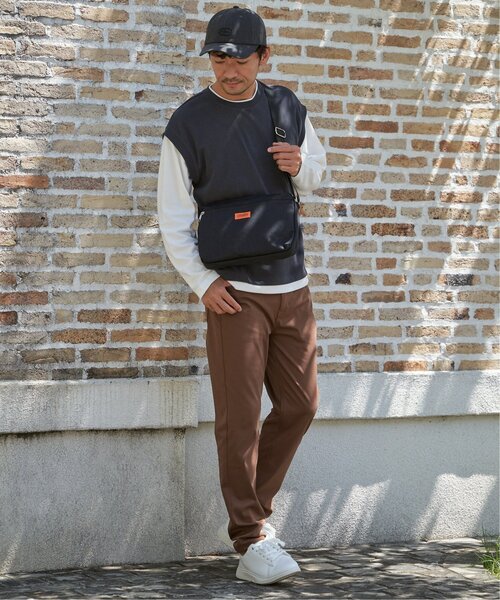 ikka（イッカ）の「GOKU楽パンツ EASY STRETCH 5ポケット（その他パンツ・メンズ・チャコールグレー/レンガ・S/M/L/XL）」の18枚目の写真