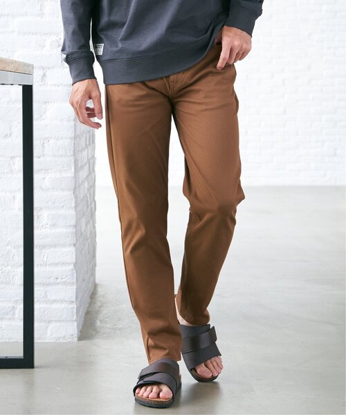 ikka（イッカ）の「GOKU楽パンツ EASY STRETCH 5ポケット（その他パンツ・メンズ・チャコールグレー/レンガ・S/M/L/XL）」の21枚目の写真