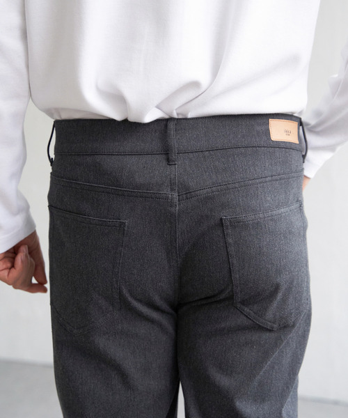 ikka（イッカ）の「GOKU楽パンツ EASY STRETCH 5ポケット（その他パンツ・メンズ・チャコールグレー/レンガ・S/M/L/XL）」の10枚目の写真