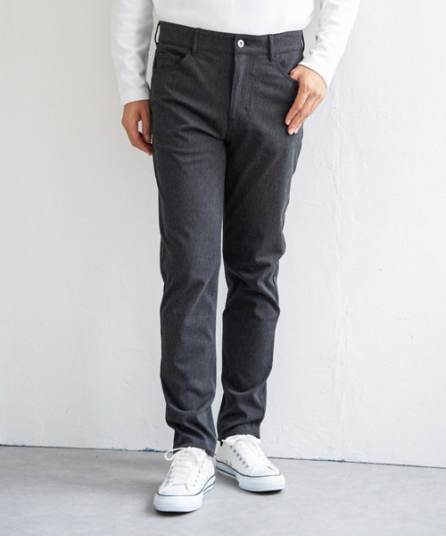 ikka（イッカ）の「GOKU楽パンツ EASY STRETCH 5ポケット（その他パンツ・メンズ・チャコールグレー/レンガ・S/M/L/XL）」の5枚目の写真
