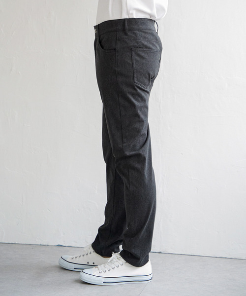 ikka（イッカ）の「GOKU楽パンツ EASY STRETCH 5ポケット（その他パンツ・メンズ・チャコールグレー/レンガ・S/M/L/XL）」の6枚目の写真