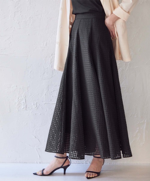 新品♥UNITED ARROWS FABRICA フレアスカートギンガムチェック UNITED ARROWS（ユナイテッドアローズ）の「UWSC ギンガム