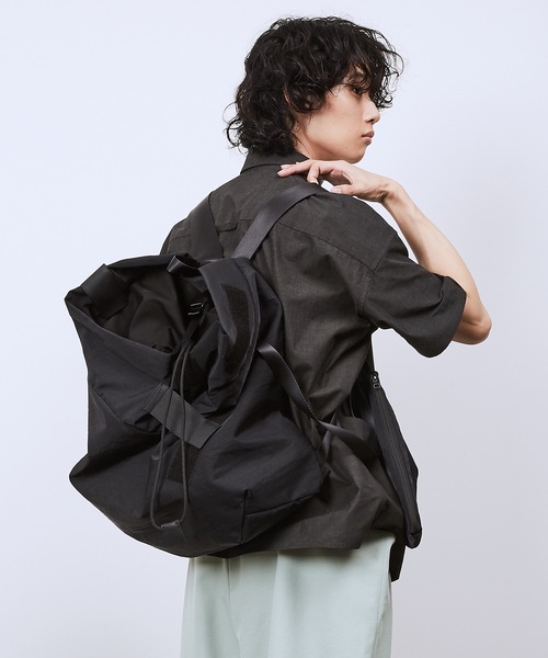 Dulcamara(ドゥルカマラ)の「Dulcamara x MДCЯOM∀ЦЯO / KAOS LIGHT - CRASH NYLON(バックパック/リュック・メンズ・ブラック/パープル/グレー・FREE)」の2枚目の写真