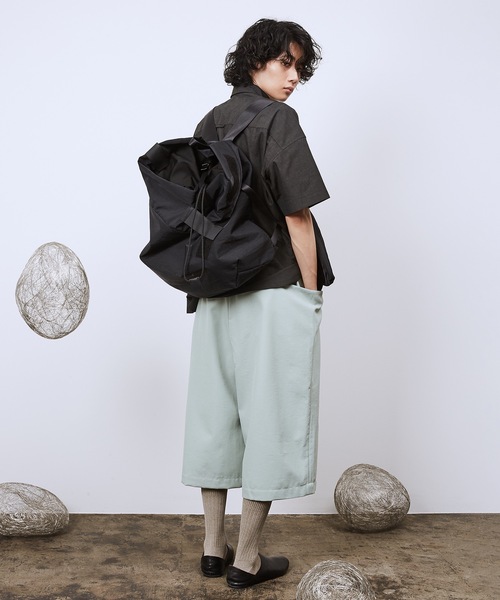 Dulcamara(ドゥルカマラ)の「Dulcamara x MДCЯOM∀ЦЯO / KAOS LIGHT - CRASH NYLON(バックパック/リュック・メンズ・ブラック/パープル/グレー・FREE)」の10枚目の写真
