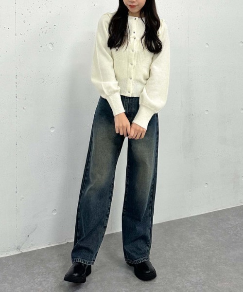 archives（アルシーヴ）の「マルチｗａｙラメニットアンサンブル（ニット/セーター・レディース・オフホワイト/ブルー/ブラック/ワイン・MEDIUM）」の21枚目の写真