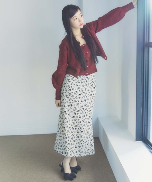 archives（アルシーヴ）の「マルチｗａｙラメニットアンサンブル（ニット/セーター・レディース・オフホワイト/ブルー/ブラック/ワイン・MEDIUM）」の16枚目の写真