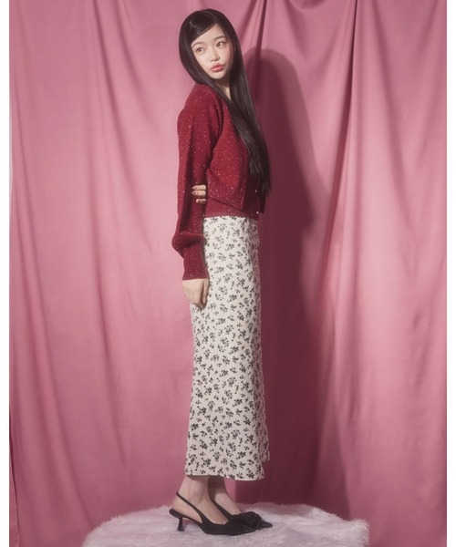 archives（アルシーヴ）の「マルチｗａｙラメニットアンサンブル（ニット/セーター・レディース・オフホワイト/ブルー/ブラック/ワイン・MEDIUM）」の8枚目の写真