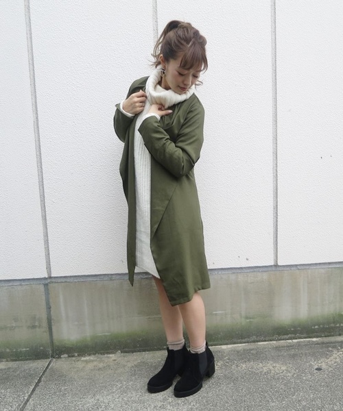 Chico（チコ）の「【who's who Chico】スエードサイドゴアブーツ（ブーツ・レディース・ブラウン/グレー/ブラック・LARGE/MEDIUM/SMALL）」の7枚目の写真