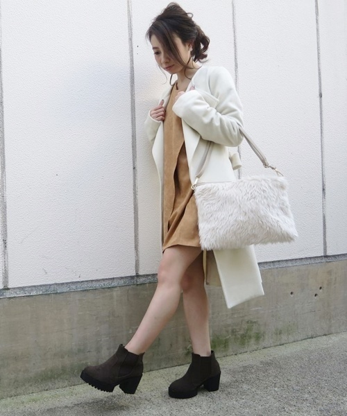 Chico（チコ）の「【who's who Chico】スエードサイドゴアブーツ（ブーツ・レディース・ブラウン/グレー/ブラック・LARGE/MEDIUM/SMALL）」の9枚目の写真