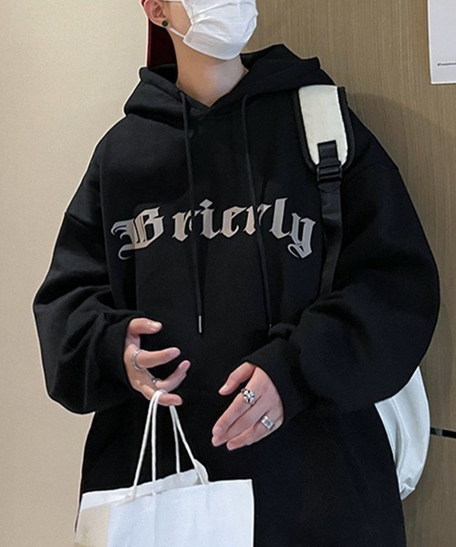 【美品】ブルゾン、ジョニーウルフ、パーカー付き、黒、ダブルジッパー、秋冬、春 パーカー メンズ ハイネック ダブルジップ ブルゾン ZIP ビッグ
