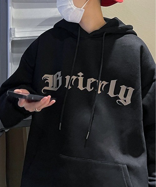 JOHNNY WOLF（ジョニーウルフ）の「PRISCILLA バックプリント ビッグクロスパーカー（パーカー・メンズ・ブラック/ホワイト/ブラウン・M/L/XL）」の7枚目の写真