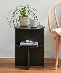 アーティスティックな黒いサイドテーブル アーティスティックな黒い