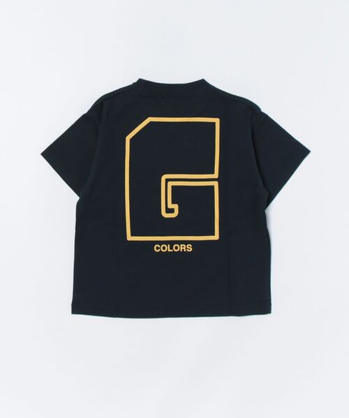 GROOVY COLORS(グルービーカラーズ)の「3GRCS Logo Tee(Tシャツ/カットソー・キッズ・ネイビー・110/120)」の2枚目の写真