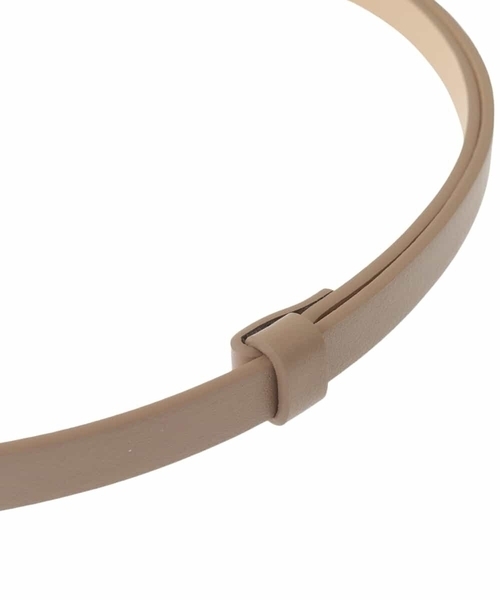 a.v.v（アーヴェヴェ）の「パール調ビットベルト（ベルト・レディース・ブラック/アイボリー・38）」の9枚目の写真