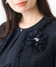 MK MICHEL KLEIN（エムケーミッシェルクラン）の「シフォンコサージュ（ブローチ/コサージュ）」