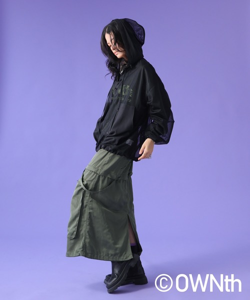 OWNth(オンス)の「ギャザースリーブメッシュプルオーバー(その他トップス・レディース・カーキ/ブラック/レッド・ONESIZE)」の8枚目の写真