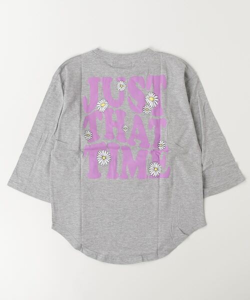 Auntie Rosa Holiday（アンティローザホリデー）の「オーバーサイズバックプリントロンTEE（Tシャツ/カットソー・キッズ・ブラック/オフホワイト/グレー/ダークグリーン・130/140/150/160）」の10枚目の写真