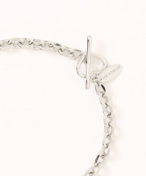 LILY BROWN（リリーブラウン）の「クロスハートチェーンネックレス（ネックレス・レディース・シルバー/ゴールド・FREE）」の7枚目の写真
