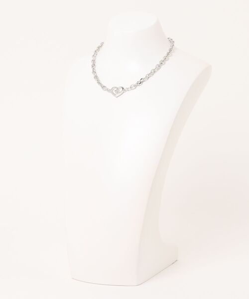 LILY BROWN（リリーブラウン）の「クロスハートチェーンネックレス（ネックレス・レディース・シルバー/ゴールド・FREE）」の8枚目の写真