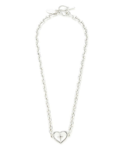 LILY BROWN（リリーブラウン）の「クロスハートチェーンネックレス（ネックレス・レディース・シルバー/ゴールド・FREE）」の2枚目の写真