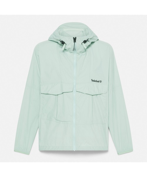 Timberland(ティンバーランド)の「メンズ ウィンドプルーフ アンチUV DWR フード ジャケット(ナイロンジャケット・メンズ・グリーン・MEDIUM/LARGE/X-LARGE)」の6枚目の写真