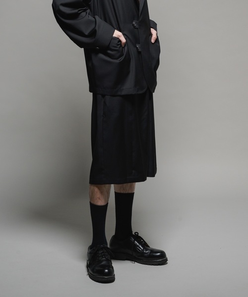 CASPER JOHN（キャスパージョン）の「Smooth shark tack short pants/スムースシャークタックショートパンツ（その他パンツ・メンズ・グレー/ブラック/ブラウン・X-SMALL/SMALL/MEDIUM/LARGE）」の9枚目の写真