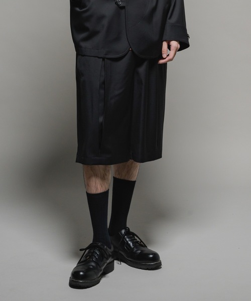 CASPER JOHN（キャスパージョン）の「Smooth shark tack short pants/スムースシャークタックショートパンツ（その他パンツ・メンズ・グレー/ブラック/ブラウン・X-SMALL/SMALL/MEDIUM/LARGE）」の8枚目の写真