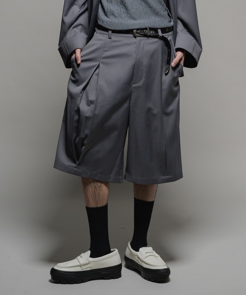 CASPER JOHN（キャスパージョン）の「Smooth shark tack short pants/スムースシャークタックショートパンツ（その他パンツ・メンズ・グレー/ブラック/ブラウン・X-SMALL/SMALL/MEDIUM/LARGE）」の12枚目の写真