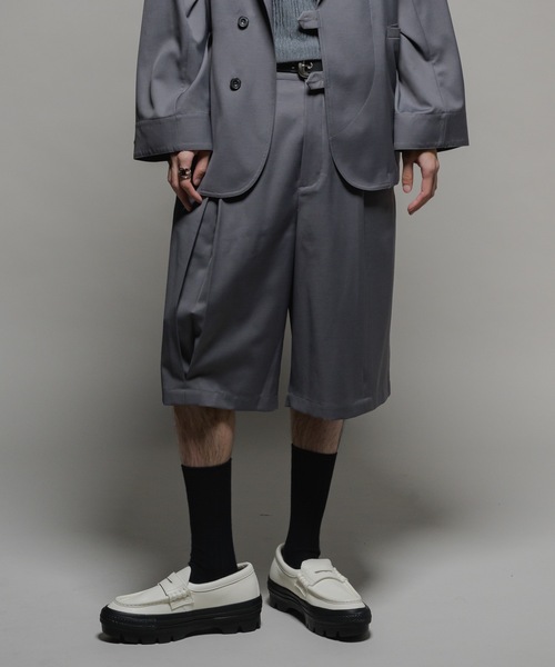 CASPER JOHN（キャスパージョン）の「Smooth shark tack short pants/スムースシャークタックショートパンツ（その他パンツ・メンズ・グレー/ブラック/ブラウン・X-SMALL/SMALL/MEDIUM/LARGE）」の13枚目の写真