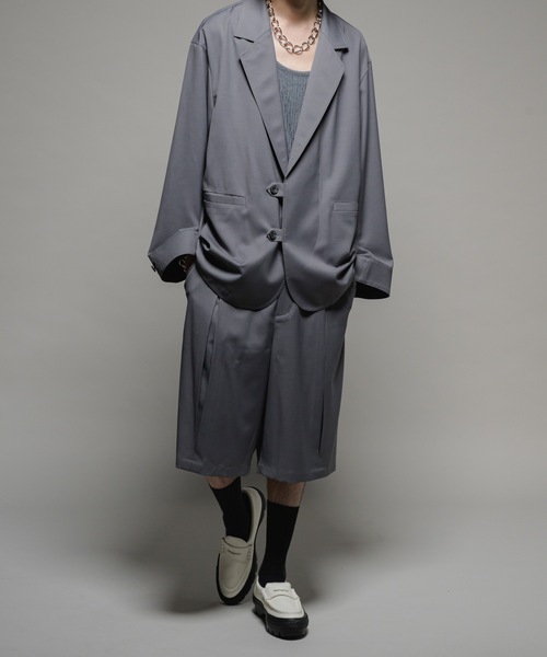 CASPER JOHN（キャスパージョン）の「Smooth shark tack short pants/スムースシャークタックショートパンツ（その他パンツ・メンズ・グレー/ブラック/ブラウン・X-SMALL/SMALL/MEDIUM/LARGE）」の16枚目の写真