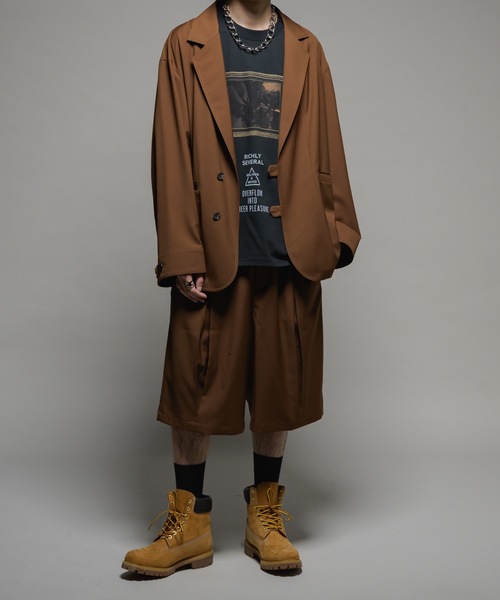 CASPER JOHN（キャスパージョン）の「Smooth shark tack short pants/スムースシャークタックショートパンツ（その他パンツ・メンズ・グレー/ブラック/ブラウン・X-SMALL/SMALL/MEDIUM/LARGE）」の21枚目の写真