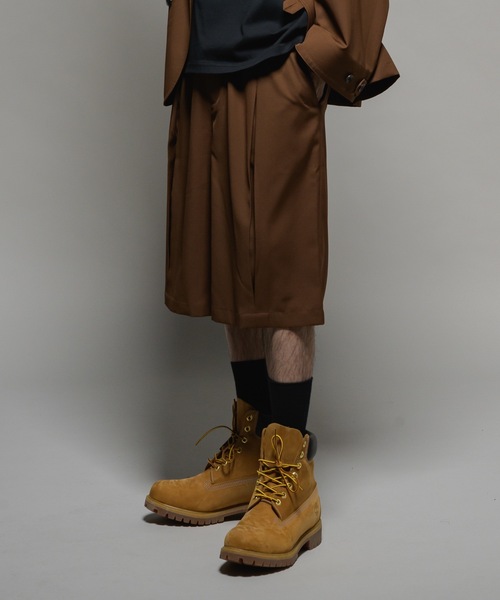 CASPER JOHN（キャスパージョン）の「Smooth shark tack short pants/スムースシャークタックショートパンツ（その他パンツ・メンズ・グレー/ブラック/ブラウン・X-SMALL/SMALL/MEDIUM/LARGE）」の20枚目の写真