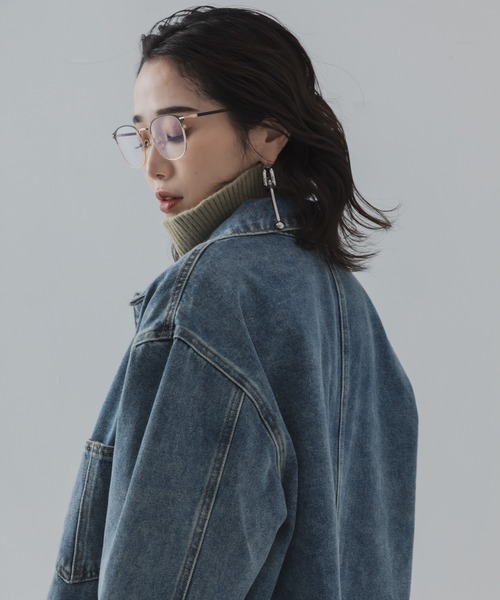 オーバーサイズデニムジャケット（デニムジャケット）｜mybae（マイベイ） 6,732円
