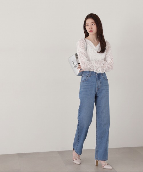 PROPORTION BODY DRESSING（プロポーションボディドレッシング）の「レースギャザートップス / 1215160202（Tシャツ/カットソー・レディース・ホワイト/ブラック・SMALL/MEDIUM）」の15枚目の写真