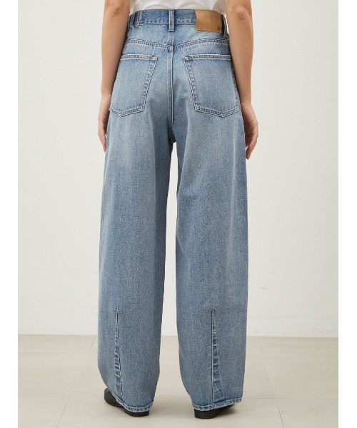 Mila Owen（ミラオーウェン）の「ウエストゴムカーヴィデニム【手洗い可能】（デニムパンツ・レディース・ブルー/ライトブルー/ブラック・0/1）」の11枚目の写真