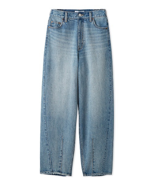 Mila Owen（ミラオーウェン）の「ウエストゴムカーヴィデニム【手洗い可能】（デニムパンツ・レディース・ブルー/ライトブルー/ブラック・0/1）」の17枚目の写真