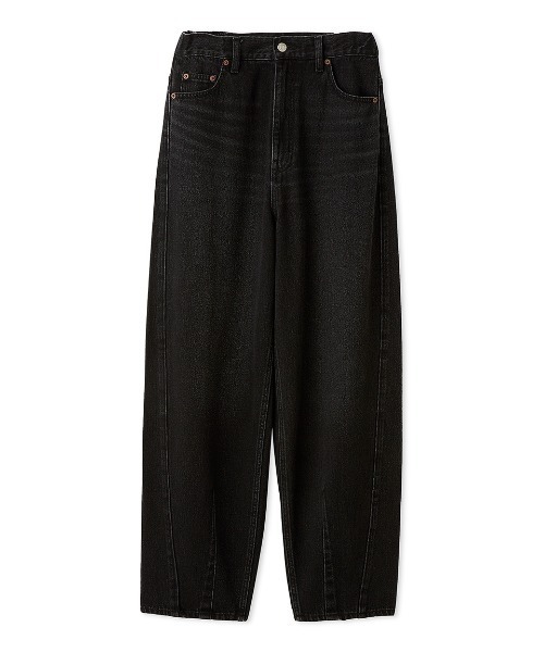 Mila Owen（ミラオーウェン）の「ウエストゴムカーヴィデニム【手洗い可能】（デニムパンツ・レディース・ブルー/ライトブルー/ブラック・0/1）」の19枚目の写真