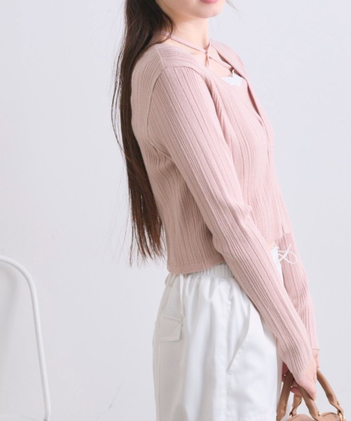 OLIVE des OLIVE（オリーブデオリーブ）の「春色アンサンブル（アンサンブル・レディース・ブラック/サックスブルー/オフホワイト/ピンク・FREE）」の17枚目の写真