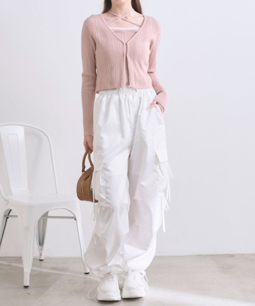 OLIVE des OLIVE（オリーブデオリーブ）の「春色アンサンブル（アンサンブル・レディース・ブラック/サックスブルー/オフホワイト/ピンク・FREE）」の18枚目の写真