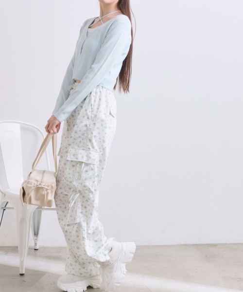 OLIVE des OLIVE（オリーブデオリーブ）の「春色アンサンブル（アンサンブル・レディース・ブラック/サックスブルー/オフホワイト/ピンク・FREE）」の12枚目の写真