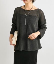 RIVE DROITE | 【さらっと着やすい】ギマコットンボートネックニット(ニット/セーター)