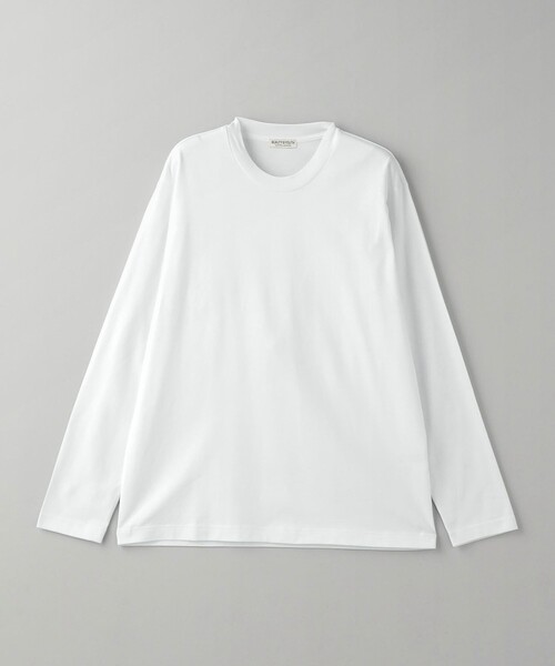 BEAUTY&YOUTH UNITED ARROWS（ビューティーアンドユースユナイテッドアローズ）の「ハイゲージ ガスコットン クルーネック ロングスリーブ カットソー（Tシャツ/カットソー・メンズ・ブラック/ホワイト/ライトグレー・S/M/L/XL）」の14枚目の写真