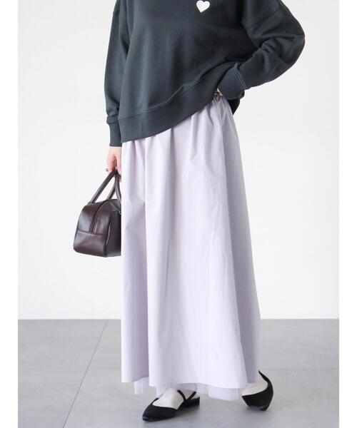 Lugnoncure（ルノンキュール）の「リバーシブルチュールスカート（スカート・レディース・ブラック/グレー/ネイビー・F）」の2枚目の写真