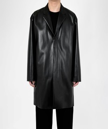 LAD MUSICIAN フェイクレザージャケット LAD MUSICIAN（ラッドミュージシャン）の「FAUX LAMBSKIN LONG JACKET