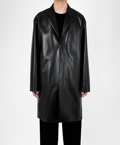 ラッドミュージシャンlad musician ロングジャケット LAD MUSICIAN(ラッドミュージシャン)の「FAUX LAMBSKIN LONG