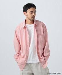 SMILEY FACE（スマイリーフェイス）の「【SMILEY FACE(スマイリーフェイス)】ストライプ長袖シャツ25SS（シャツ/ブラウス）」