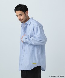 SMILEY FACE（スマイリーフェイス）の「【SMILEY FACE(スマイリーフェイス)】ストライプ長袖シャツ25SS（シャツ/ブラウス）」