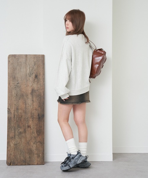 RAY CASSIN（レイカズン）の「ピグメントデニムミニスカート（デニムスカート・レディース・ブラウン/ブルー/ブルー系その他2・M/S）」の13枚目の写真